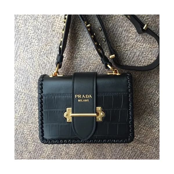 Prada 2019 Leather Shoulder Bag,20CM - 프라다 2019 레더… - 1