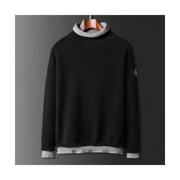 [매장판]Stone Island 2019 Mens Casual Turtle-neck Woo… - 1