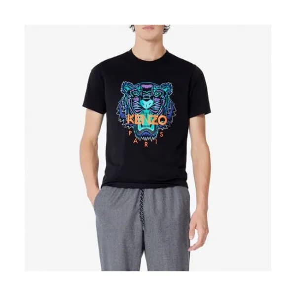 [겐조]Kenzo 2020 Mm/Wm Tiger Cotton Short Sleeved Ts… - 1