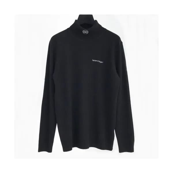 [발렌시아가]Balenciaga 2019 Mm/Wm Logo Turtle-neck Swea… - 1
