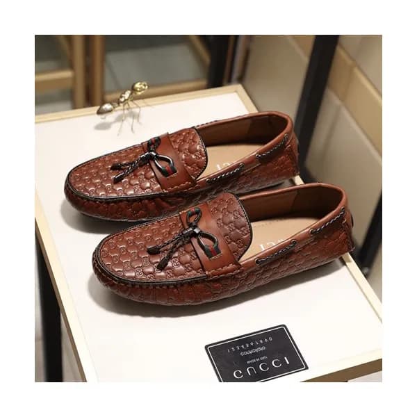 Gucci 2020 Mens Leather Loafer - 구찌 2020 남성용 레더 로퍼… - 1