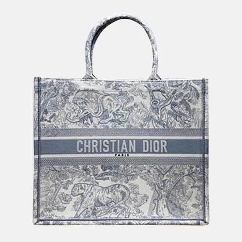 Dior 2020 Woman Canvas Book Tote Shopper Bag,41.5C… - 1
