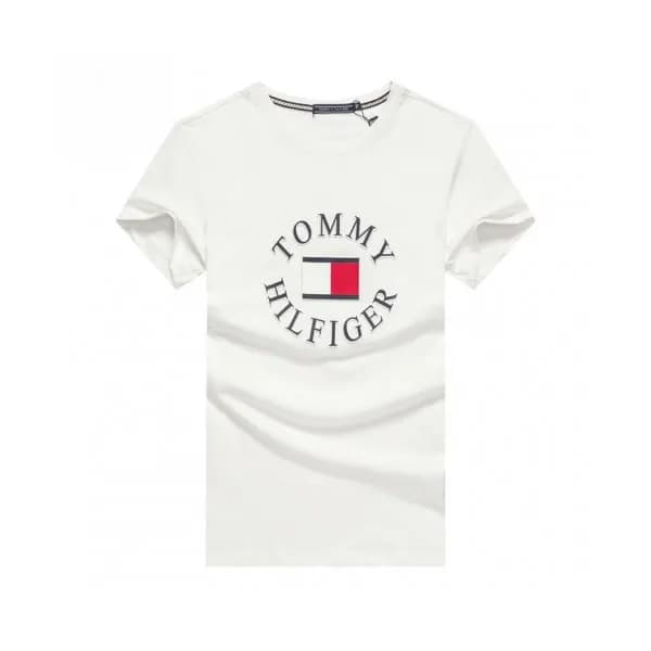 [토미]Tommy 2020 Mens Logo Silket Short Sleeved Tshi… - 1