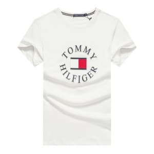 [토미]Tommy 2020 Mens Logo Silket Short Sleeved Tshi…