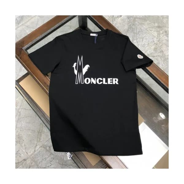 [매장판]Moncler 2020 Mens Logo Silket Crew-neck Short… - 1