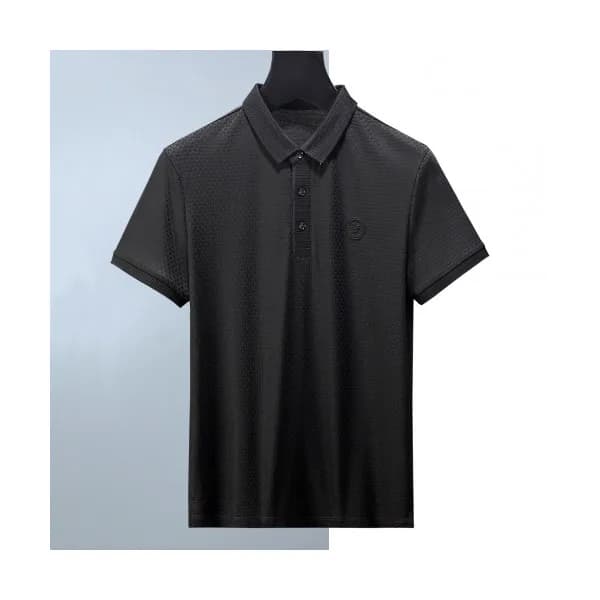 [알마니]Armani 2020 Mens Logo Silket Short Sleeved Ts… - 1