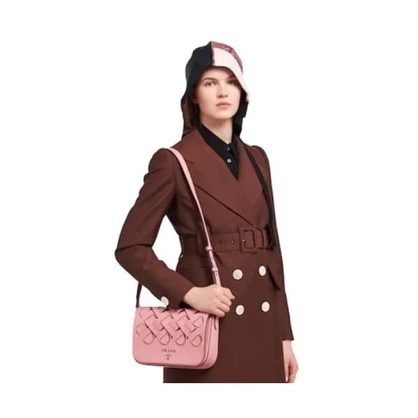 Prada 2020 Women Leather Shoulder Bag ,24CM - 프라다 … - 1
