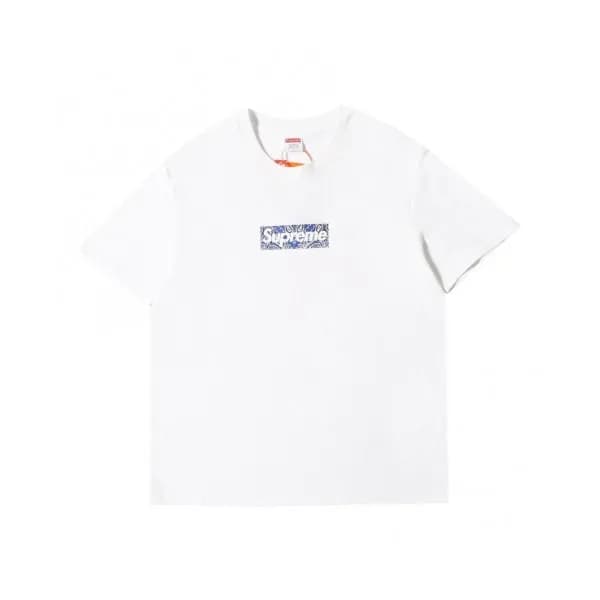 [슈프림]Supreme 2020 Mens Logo Cotton Short Sleeved T… - 1