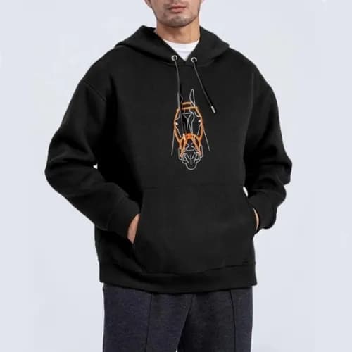 Hermes 2020 Mens Logo Casual Cotton Hoodie - 에르메스 … - 1
