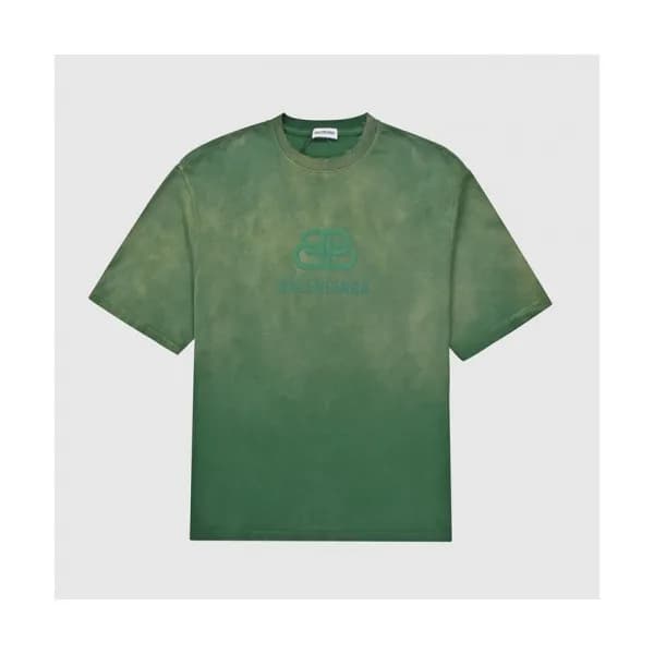 [발렌시아가]Balenciaga 2021 Mm/Wm Logo Cotton Short Sle… - 1