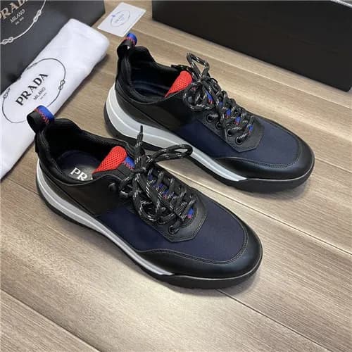 Prada 2021 Men's Leather Sneakers - 프라다 2021 남… - 1