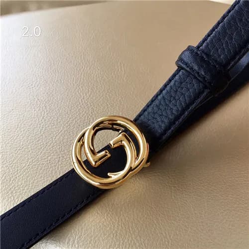 Gucci 2021 Women's Leather Belt,2.0cm,GUBT0173… - 1