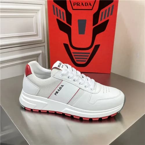 Prada 2021 Men's Leather Sneakers,PRAS0793 - 프… - 1