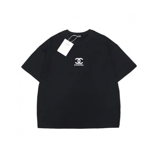 Chanel Mm/Wm 'CC' Logo Cotton Short Sleev… - 1