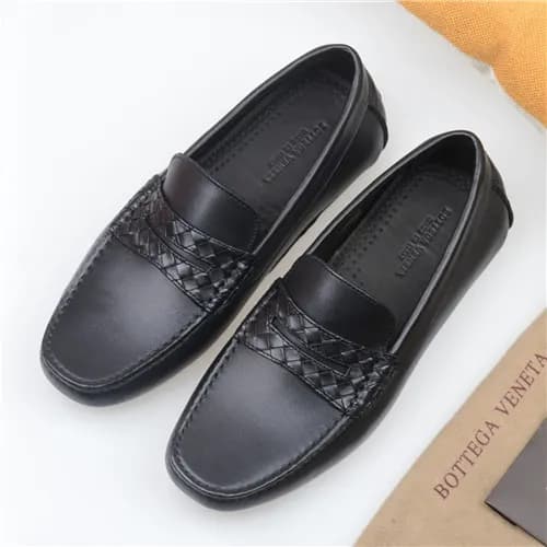 Bottega Veneta 2021 Men's Leather Loafer,BVS04… - 1
