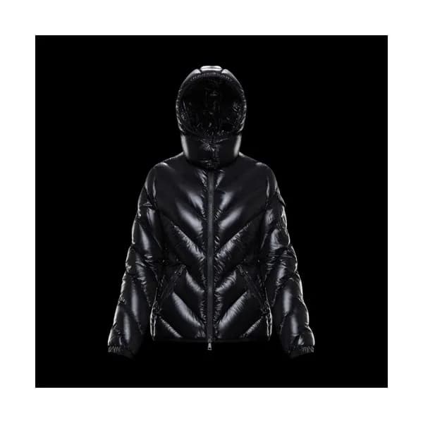 Moncler Womens Logo Casual Down Jackets Black - 몽…
