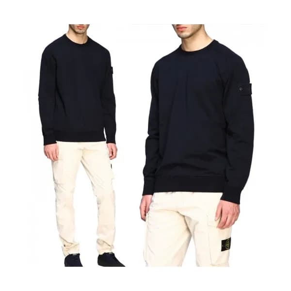 Stone Island / Mens Light Reflection Logo Cotton M… - 1