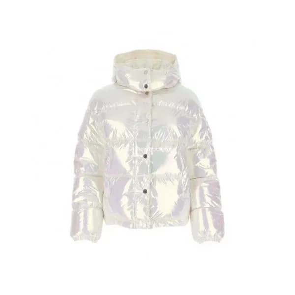 Moncler Womens Patch Logo Modern Duck Down Paddin… - 1