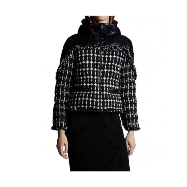 Chanel Ladies Patch Point Down Padding Black - 샤넬… - 1