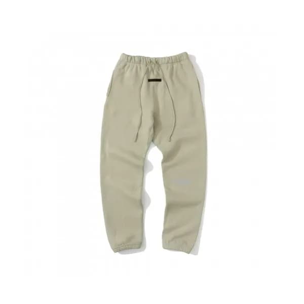 Fear of god Mens Logo Modern Casual Pants Gray - … - 1