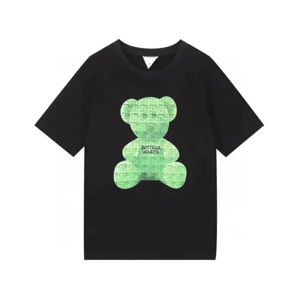 보테가 남성 크루넥 블랙 반팔티 - Mens Black Tshirts - bot0332x - 1