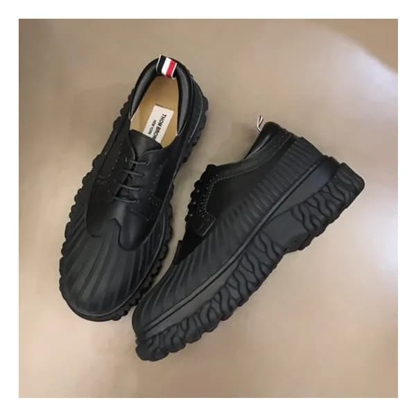 톰브라운 남성 트렌디 블랙 스니커즈 - Mens Black Sneakers - tom015… - 1