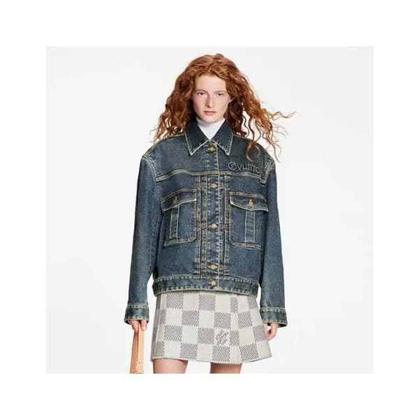 루이비통 여성 트렌디 네이비 자켓 - Womens Navy Jackets - lou0502… - 1