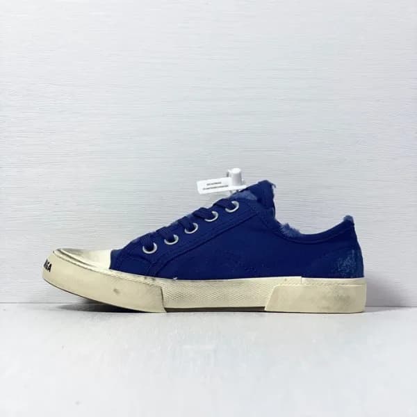 발렌시아가 남/녀 클래식 블루 스니커즈 - Unisex Blue Sneakers - bal… - 1