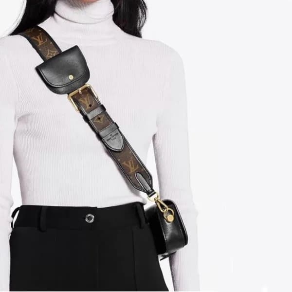 루이비통 여성 블랙 새들백 - Louis vuitton Womens Black Saddle… - 1