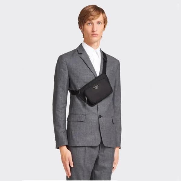프라다 남성 블랙 크로스백 - Prada Mens Black Cross Bag - pr11… - 1