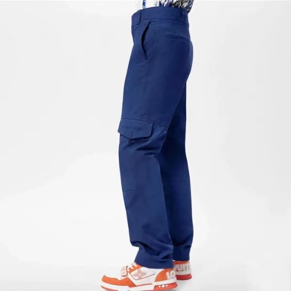 루이비통 남성 캐쥬얼 블루 팬츠 - Louis vuitton Mens Blue Pants … - 1