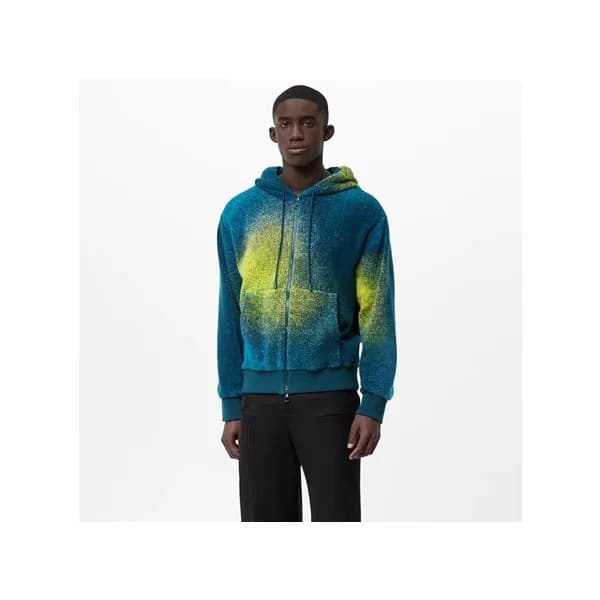 루이비통 남성 블루 후드티 - Louis vuitton Mens Blue Hoodie - … - 1