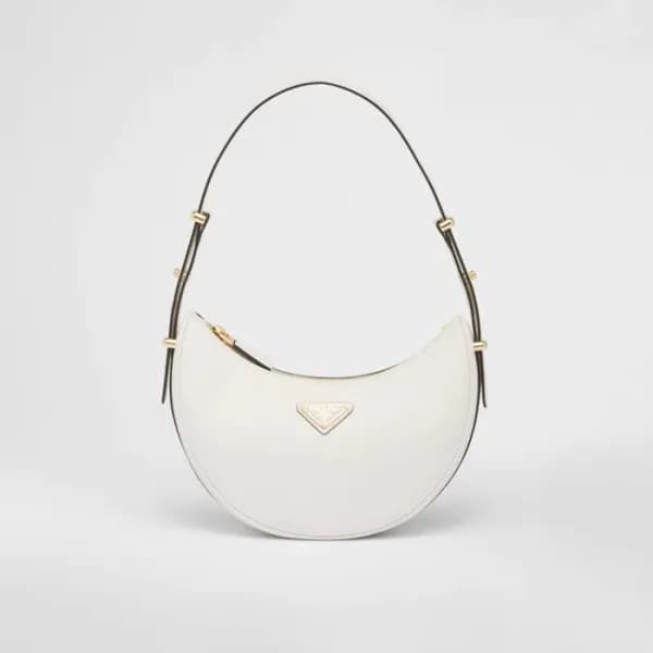프라다 여성 화이트 호보백 - Prada Womens White Hobo Bag - pr4… - 1