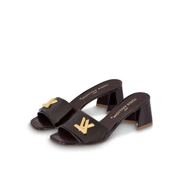 루이비통 여성 블랙 슬리퍼 - Louis vuitton Womens Black Slippe… - 1
