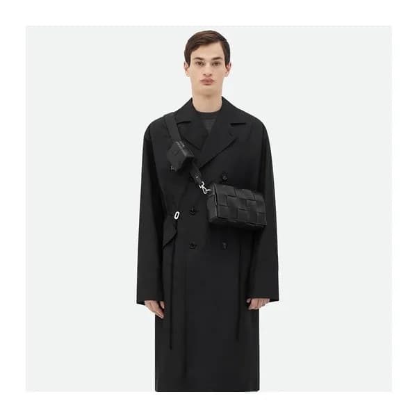 보테가베네타 남성 블랙 카세트백 - Bottega Veneta Mens Black Cass… - 1