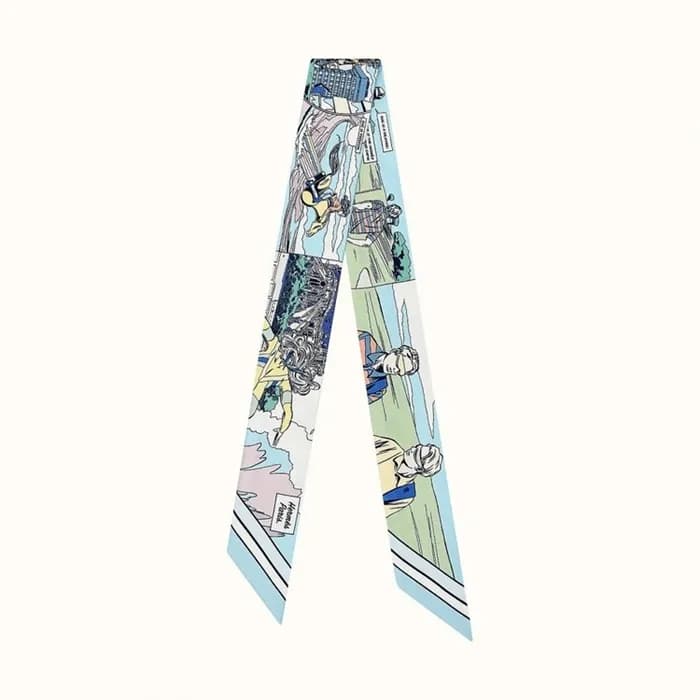 에르메스 여성 WOW 트윌리 스카이블루 【매장-60만원대】 - Hermes Womens B… - 1