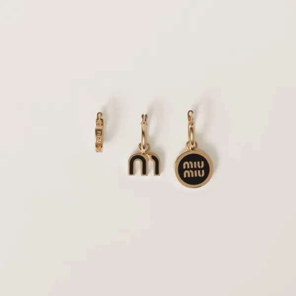 미우미우 여성 골드 이어링 - Miumiu Womens Gold Earring - acc1… - 1