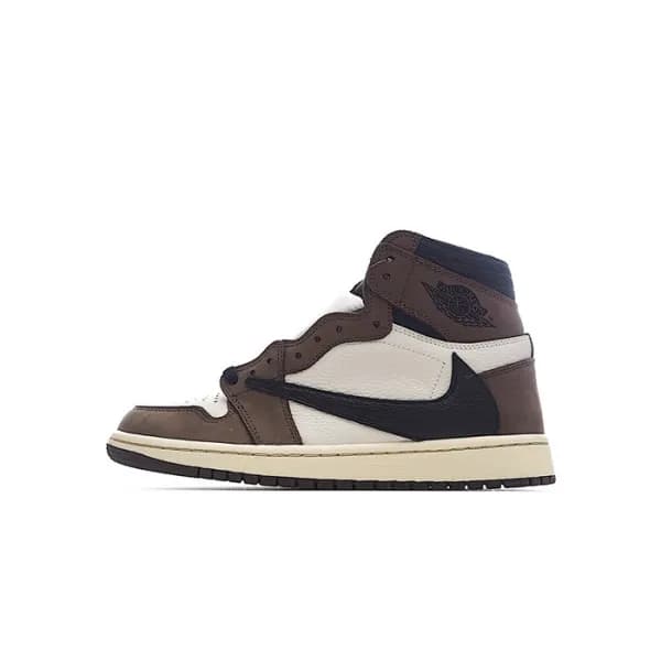 나이키 남/녀 브라운 하이탑 스니커즈 - Nike Jordan 1 Unisex Sneake… - 1