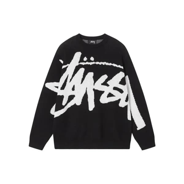 스터시 남성 라운드 스웨터 - Stussy Mens Round Sweater - stc21… - 1