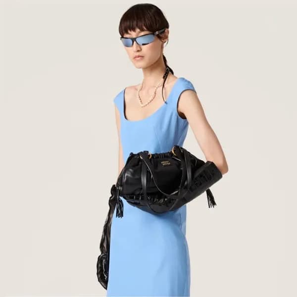 미우미우 여성 쥬아 레더 백 - Miumiu Womens Joie Nappa Bag - m… - 1