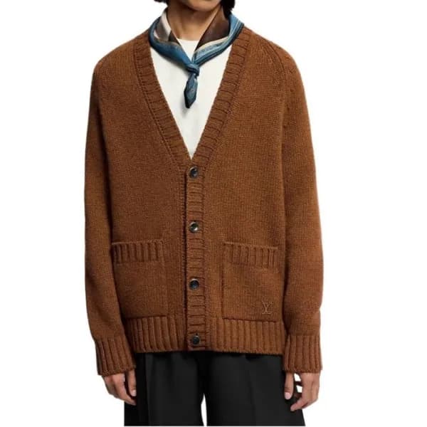 루이비통 남성 브이넥 가디건 - Louis vuitton Mens Cardigan - lv…
