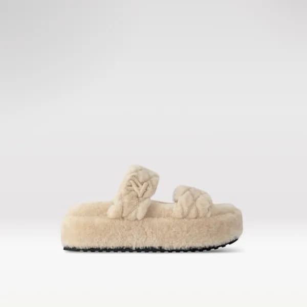 루이비통 여성 선셋 플랫폼 컴포트 슬리퍼 - Louis vuitton Womens Suns… - 1