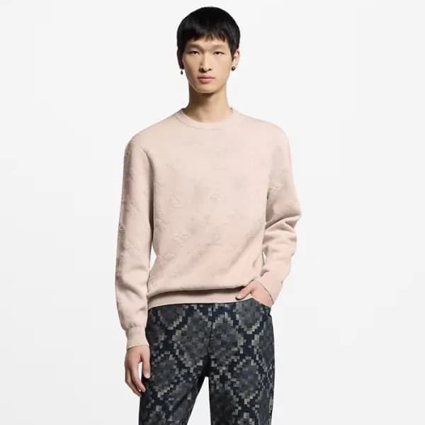 루이비통 남성 라운드 스웨터 - Louis vuitton Mens Round Sweater… - 1