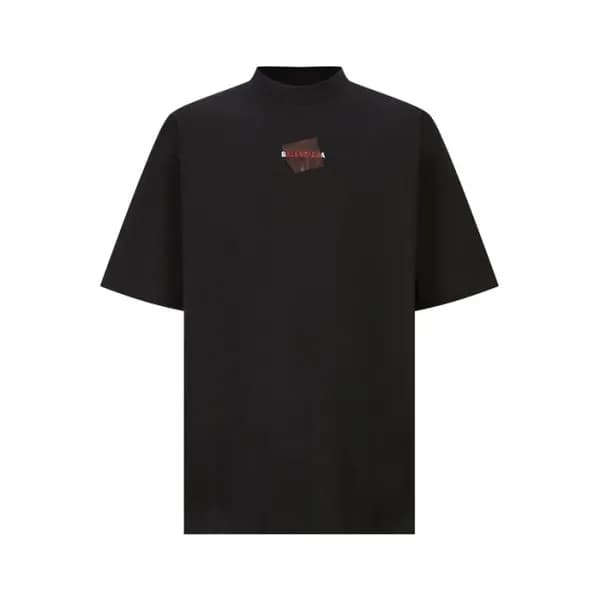 발렌시아가 남성 라운드 반팔 티셔츠 - Balenciaga Mens Round Tshirt… - 1