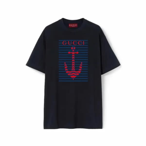 구찌 남성 라운드 반팔티 - Gucci Mens Round Tshirt - guc7013x - 1