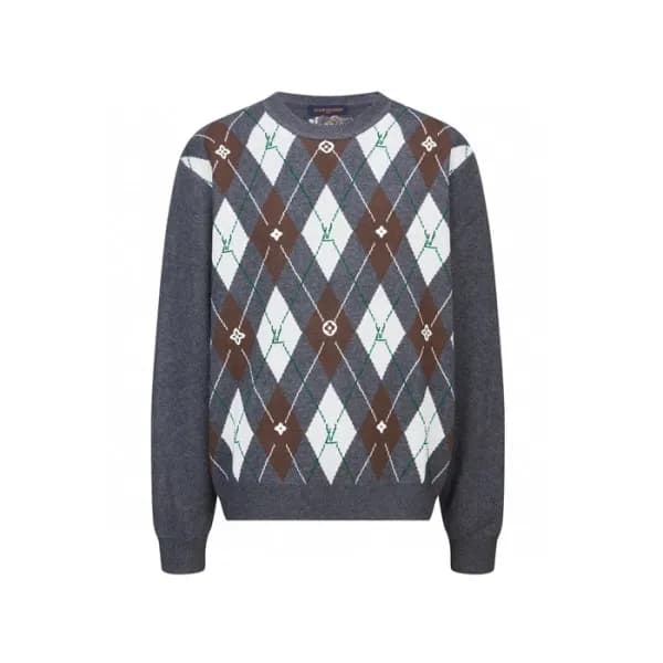 루이비통 남성 라운드 스웨터 - Louis vuitton Mens Round Sweater… - 1