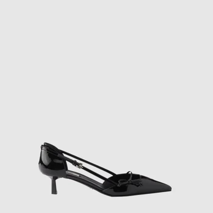프라다 여성 앤티크 가죽 펌프스 - Prada Womens Antique Leather P… - 1
