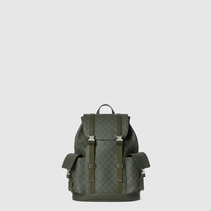 구찌 남성 GG 모노그램 라지 백팩 - Gucci Mens GG Monogram Large… - 1