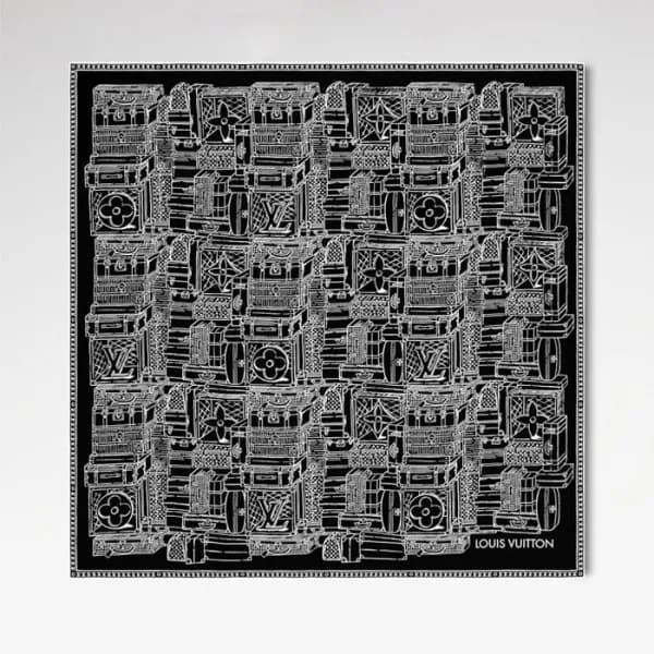 루이비통 여성 스퀘어 스카프 - Louis vuitton Womens Square Scar… - 1