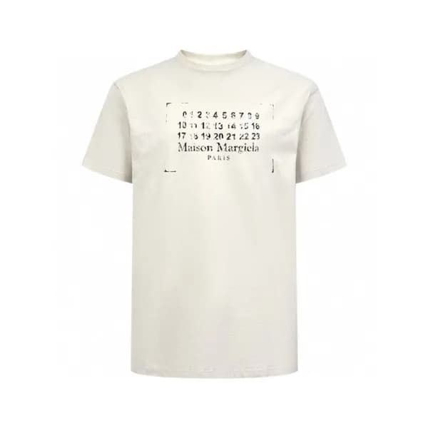 메종 마르지엘라 남성 라운드 반팔 티셔츠 - Maison Margiela Mens Roun… - 1